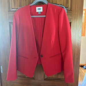 Red blazer